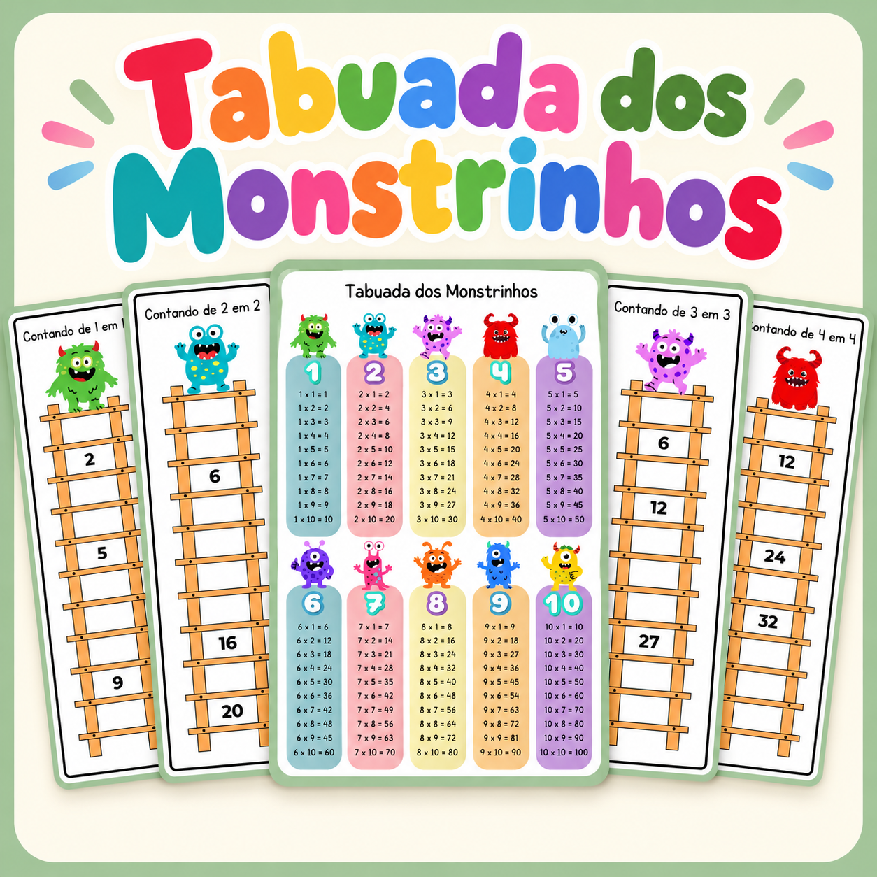 Tabuada dos Monstrinhos