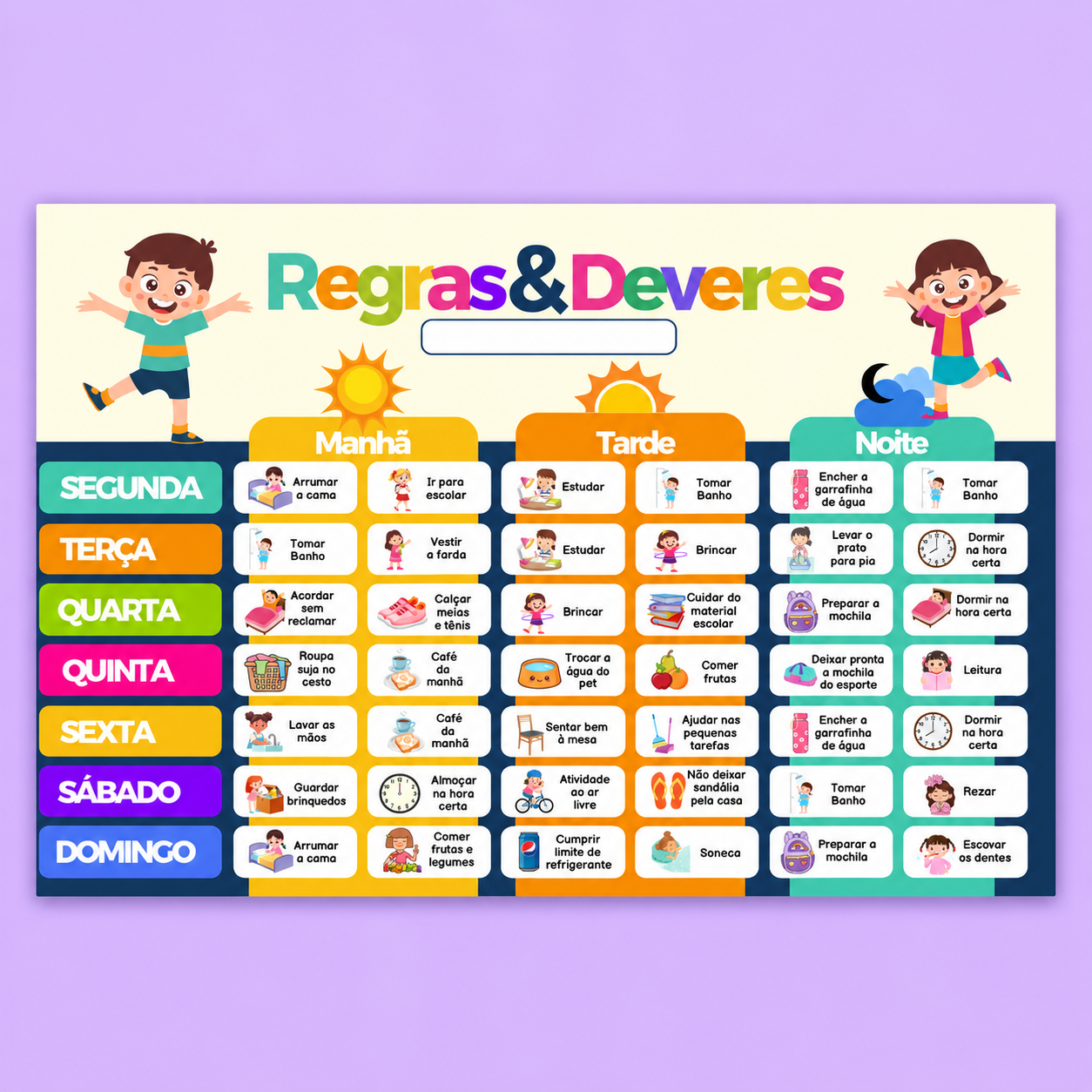 Regras e Deveres
